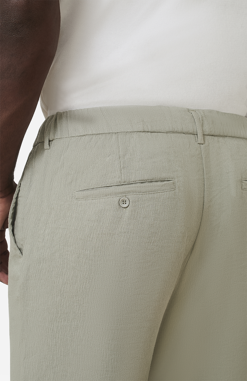 Fiorano Relaxed Fit Trousers in Sage