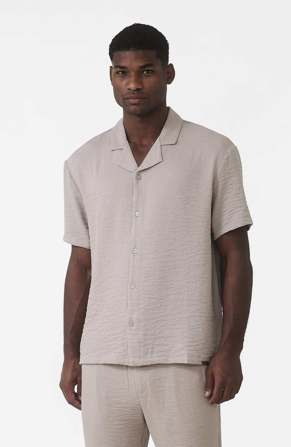 Fiorano Relaxed Fit Shirt in Taupe