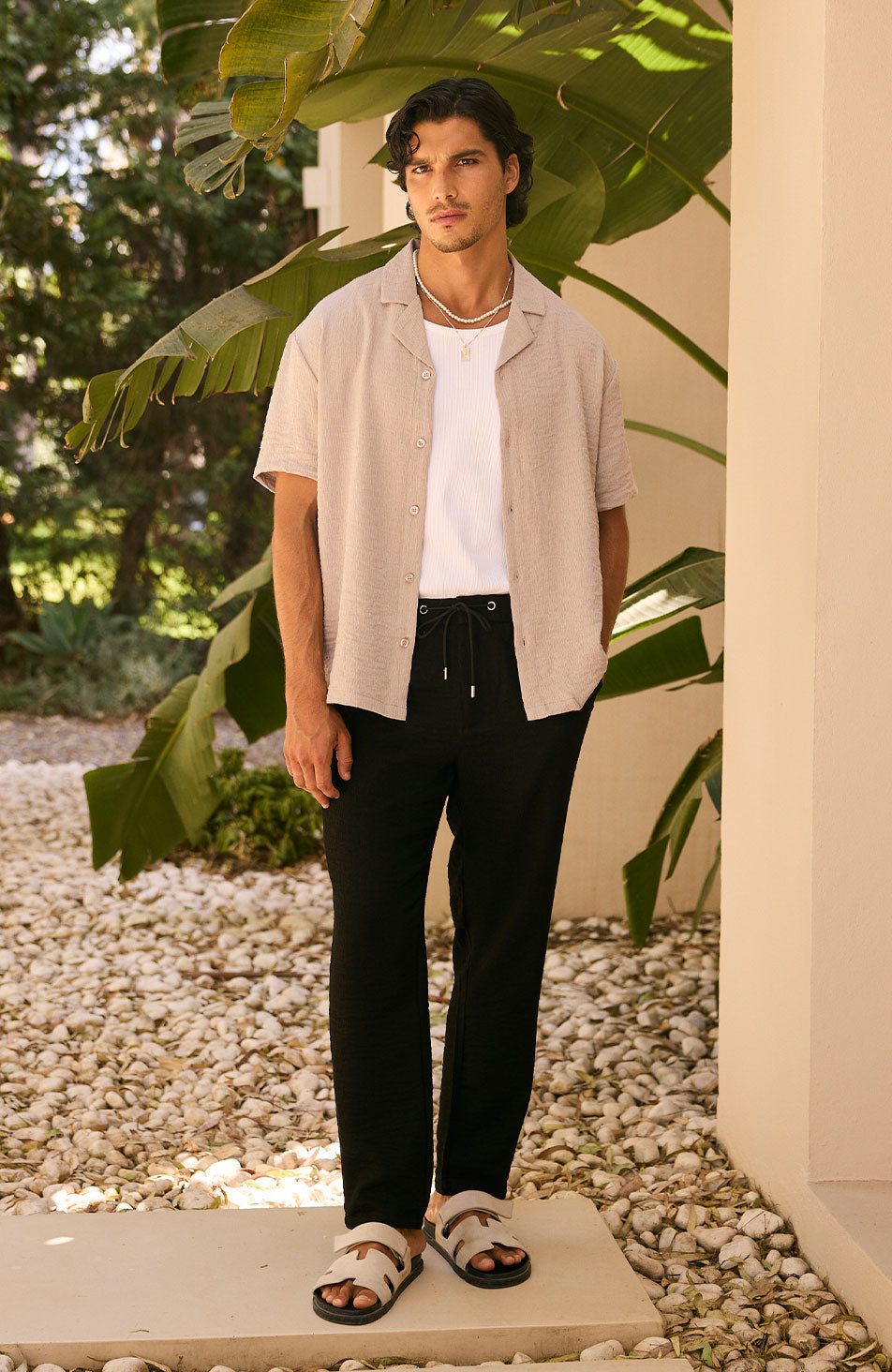 Fiorano Relaxed Fit Shirt in Taupe